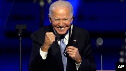 ရွေးကောက်ခံသမ္မတ Joe Biden။ (နိုဝင်ဘာ ၀၇၊ ၂၀၂၀)