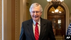 资料照:参议院多数党领袖麦康奈尔(Senate Majority Leader Mitch McConnell, R-KY)