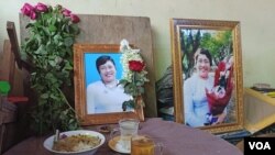 ဆန္ဒပြပွဲအတွင်း သေဆုံးသူကျောင်းဆရာမ ဒေါ်တင်နွဲ့ရီ ရဲ့ ဈာပန မြင်ကွင်း။