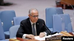 阿富汗常驻联合国代表伊萨克扎伊在联合国安理会发言(2021年8月16日)