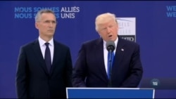 Трамп назвав тероризм та російську агресію серед головних загроз, на яких має сфокусуватися НАТО. Відео Трамп назвав тероризм та російську агресію серед головних загроз, на яких має сфокусуватися НАТО. Відео