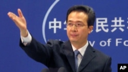 中国外交部发言人洪磊(资料照片)
