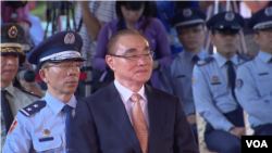 台湾国防部长冯世宽2017年7月11日参加军方一个活动(台湾军闻社视频翻拍)