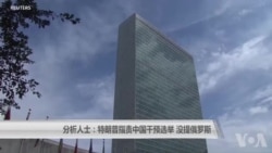 分析人士:特朗普指责中国干预选举 没提俄罗斯 分析人士:特朗普指责中国干预选举 没提俄罗斯