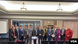 အမေရိကန်အထက်လွှတ်တော်၊ Dirksen အဆောက်အဦးတွင် ကျင်းပခဲ့သည့် မြန်မာ ဘာသာရေးလွတ်လပ်ခွင့် ချိုးဖောက်မှုဆိုင်ရာ တင်ပြပွဲ။ (ဖေဖော်ဝါရီ ၄၊ ၂၀၂၅) (ဓာတ်ပုံ - ဗွီအိုအေ မြန်မာဌာန)