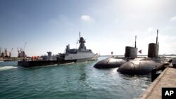 Відправка російських суден із бази Тартус у Сирії. 26 вересня 2019 року. Архівне фото: AP/Alexander Zemlianichenko