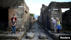 Puing-puing situs kuno di Pompeii, Italia (foto: ilustrasi).