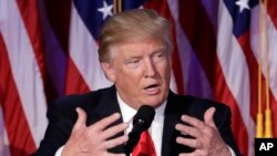 သမ္မတအဖြစ်ရွေးကောက်ခံထားရတဲ့ Donald Trump