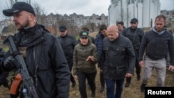 Генеральний прокурор МКС Карім Хан та генеральна прокурорка України Ірина Венедиктова.